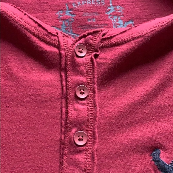 Dark red Long sleeve tee - Picture 5 of 5